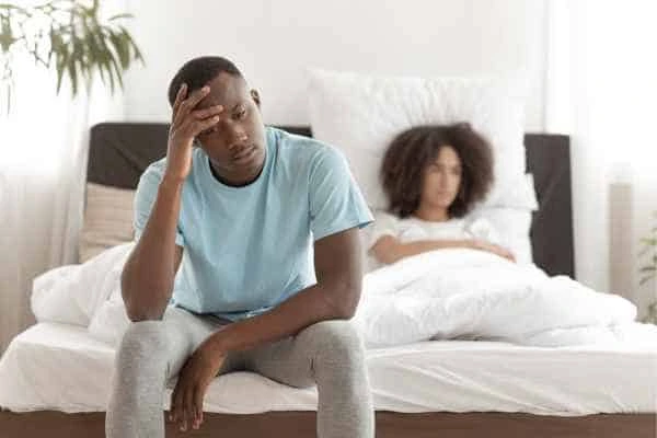 Man upset about ED symptoms Wigston