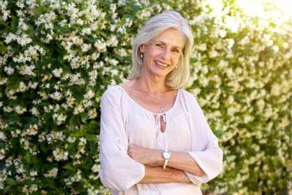 Older woman happy with urinary incontinence treatment Wigston